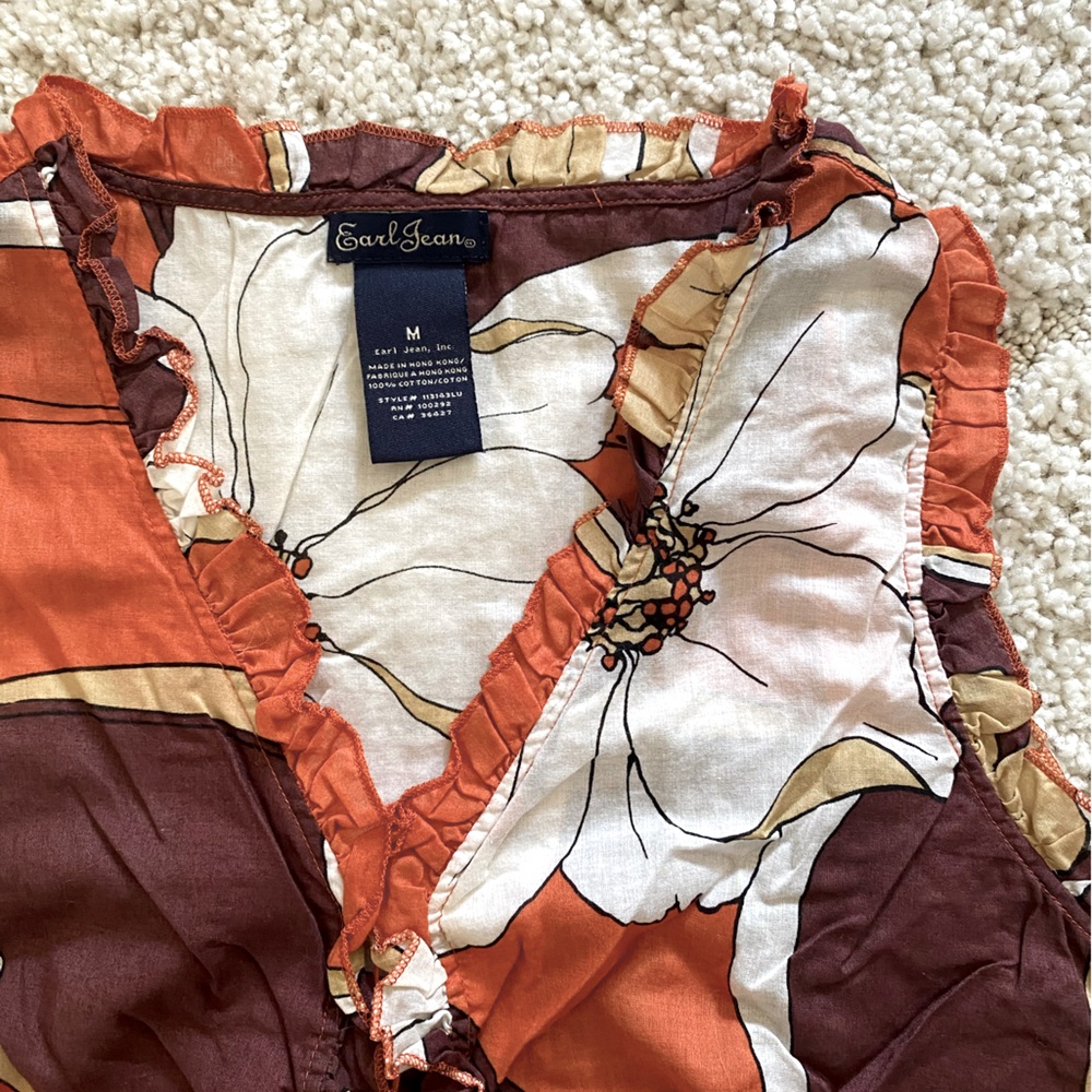 Earl Jean Cinch Tie Top